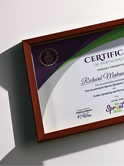 BES Certificate of Completion