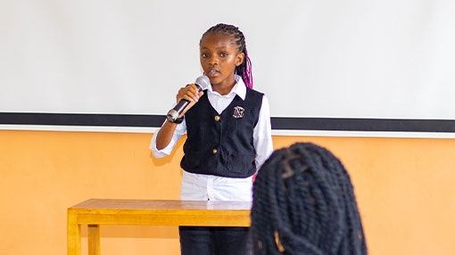 youth public speaking program Gikuyu Muchai
