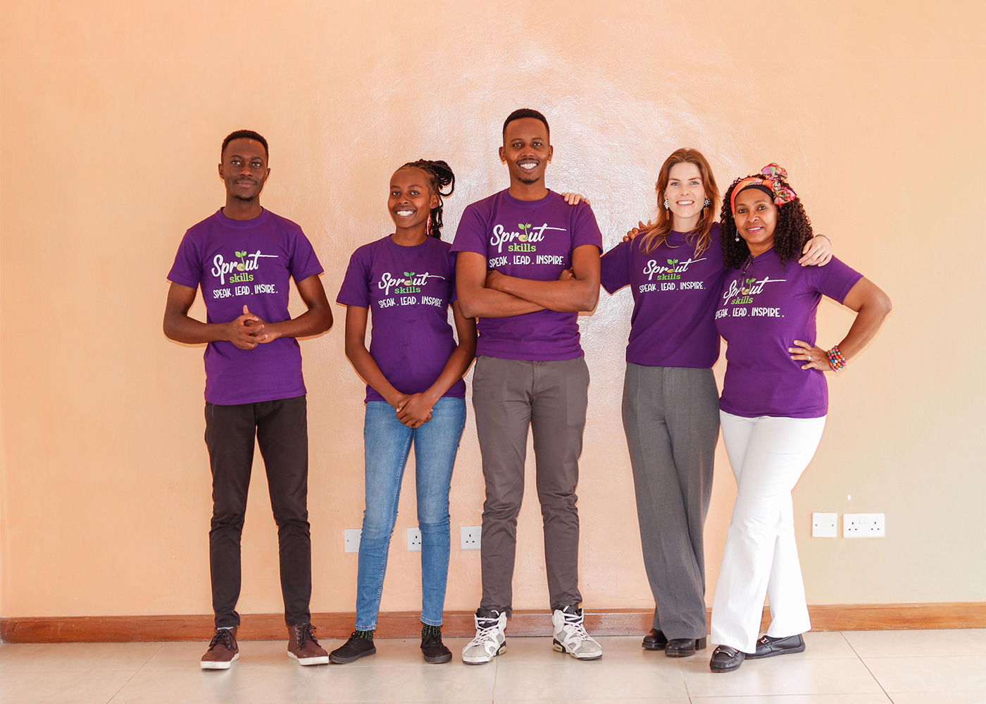 Professional public speaking coaching team at Sprout Life Skills Kenya