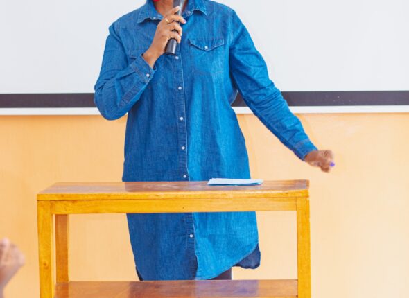 Wairiimu Ruhara explaining Communication Skills for Children in Africa | Sprout Skills